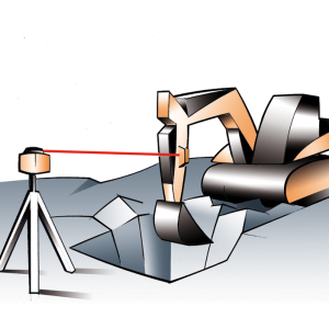 Nivela laser rotativa FL 505HV-G cu FR 77-MM inclinare pe 2 axe orizontal, vertical