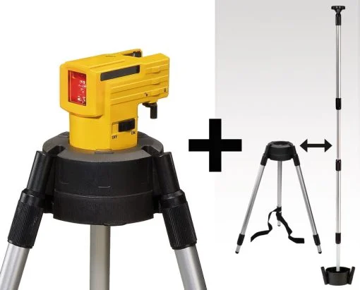 LAX 50 Nivela laser 2 linii in cruce - cu trepied - coloana