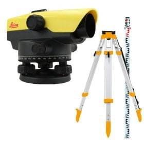 Set nivela optica NA532 Leica cu trepied si stadie 5 m