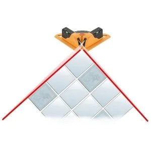 Laser pardoseala - Square Liner II - 2 linii la 90 °