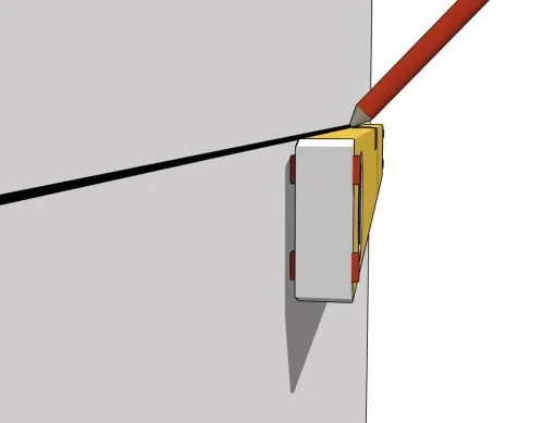 80M de 100 cm Nivela pentru instalatori