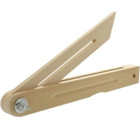 Echere reglabile din lemn de fag - 60 cm