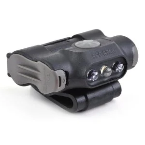 Lanterna cu clip UL12 de 17 lumeni cu 3 leduri alb, albastru rosu