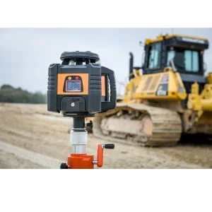 FL 155H-G nivela laser rotativa orizontala cu afisaj, cu receptor FR 45