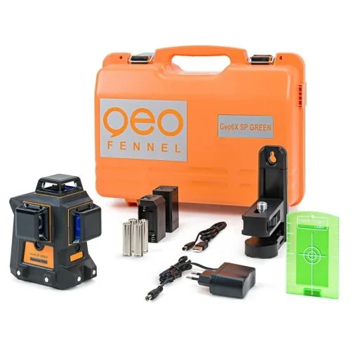 Geo6X SP GREEN KIT - Nivela laser verde linii multiple