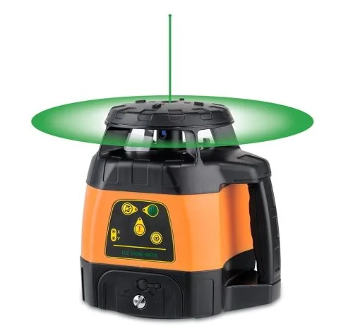 FLG 245HV+ Nivela laser VERDE rotativa orizontala si verticala - pana la 1000 m diametru, cu receptor FR 45