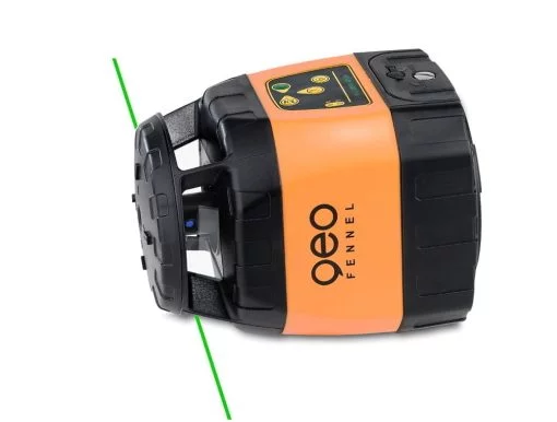 FLG 245HV+ Nivela laser VERDE rotativa orizontala si verticala - pana la 1000 m diametru, cu receptor FR 45