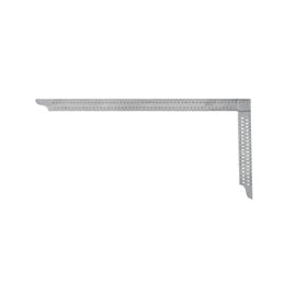 Echer dulgherie ZP 600 mm, cu perforații, scală în mm A, sudat în puncte, inox