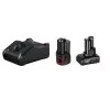 1 x GBA 12V 2.0Ah + 1 x GBA 12V 4.0Ah + GAL 12V-40 Professional Acumulator de 12 V compact şi cu timp de funcţionare îndelungat, cu încărcător rapid