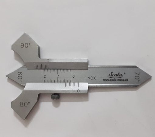 Calibru mecanic pentru sudura 0-20/0.1mm (60°/70°/80°/90°) Scala