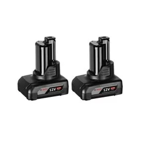Set format din doi acumulatori Li-Ion de GBA 12V 6Ah de la BOSCH