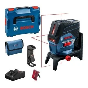 Nivelă laser multifuncţională GCL 2-50 C Professional + RM 2 + buzunar + placa vizare + acum. 10.8 V + incarcator + BM 3