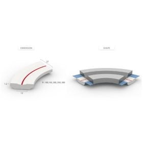 Suport ceramic cu raza CBM-8067(R100)