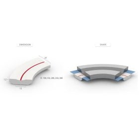 Suport ceramic cu raza CBM-8067(R250)
