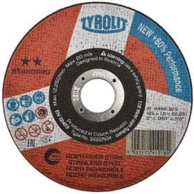 Disc abraziv pentru taiat inox 125x1x22_23 Standard