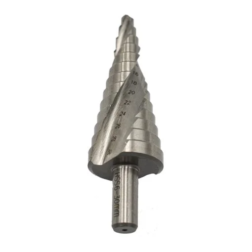 BURGHIU IN TREPTE ELICOIDAL HSS 6-30MM, 13 TREPTE