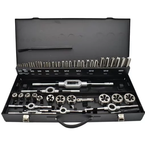 SET TAROZI DIN 352 HSS SI FILIERE HSS M3-M12 - 54-PIESE