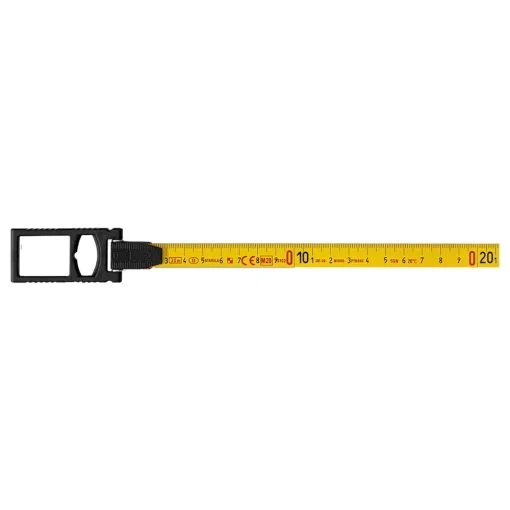 LBM 1000 STEEL de 30 m, ruleta deschisă pe cadru, banda de oțel, scară metrică. Flexibil de utilizat datorită cârligului universal