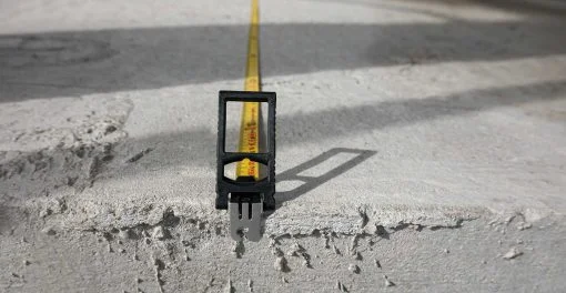 LBM 1000 FIBERGLAS de 30 m - ruleta deschisa pe cadru, bandă din fibră de sticlă