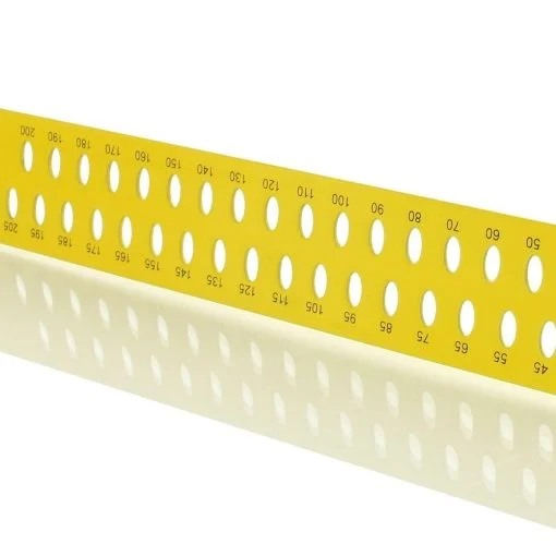 echer hedue ZY 800 mm cu scara mm de tip A și găuri de marcare