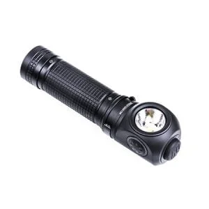 Lanterna P10 cu unghi drept cu 3 surse de lumină - 1400 lumeni, 200 m