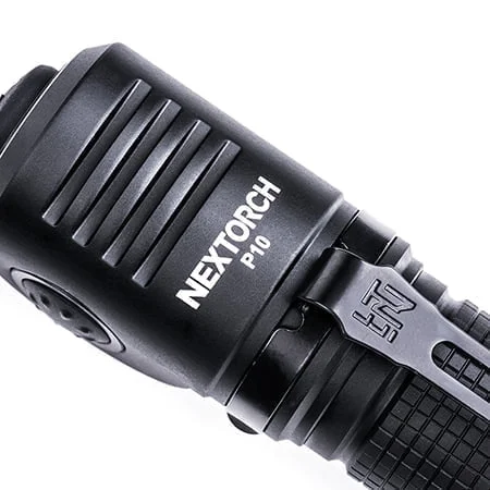 Lanterna P10 cu unghi drept cu 3 surse de lumină - 1400 lumeni, 200 m