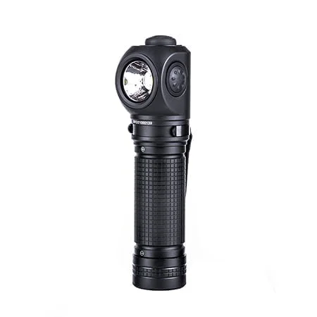 Lanterna P10 cu unghi drept cu 3 surse de lumină - 1400 lumeni, 200 m