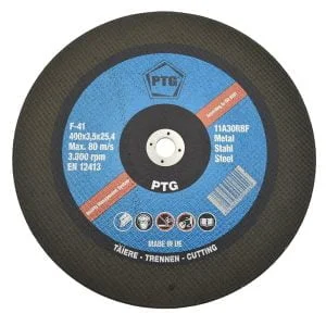 DISC ABRAZIV PENTRU POLIZAT METAL 400X3,5X25,4 -ptg