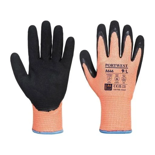 Manusi Nitril Vis-Tex Winter HR Cut, marime S