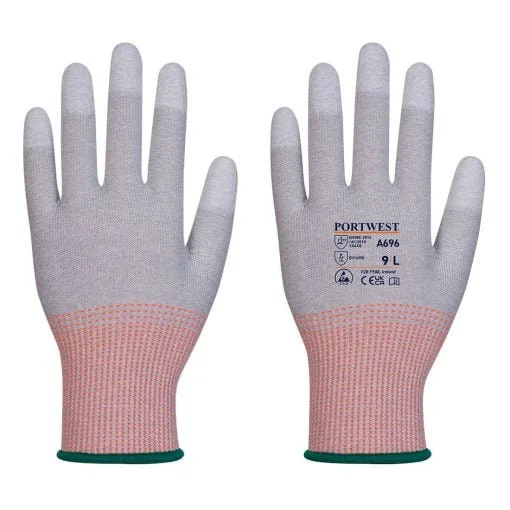 LR13 ESD PU Palm Glove - 12 perechi, marime M
