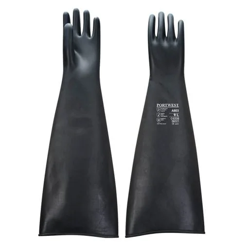 Manusi Latex Cauciuc Heavyweight 600mm, marime L