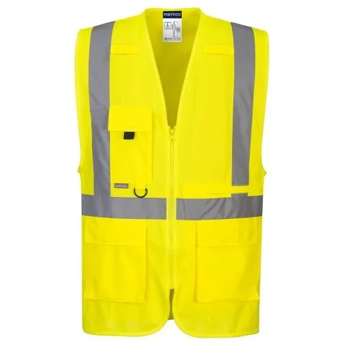 Vesta Hi-Vis Executive cu buzunar pentru tabletă, marime L