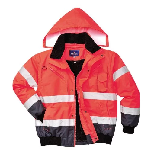 Jacheta  Contrast Bomber Hi-Vis, marime M
