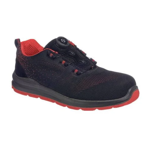 Portwest Compositelite Wire Lace Safety Trainer Knit S1P, marime 43