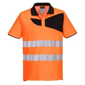 PW3 Tricou Polo HiVis S/S, marime 4XL