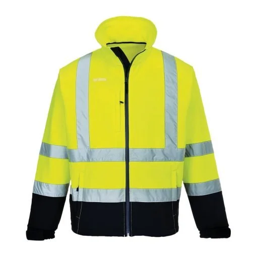 Softshell Contrast HiVis (3L), marime XXL