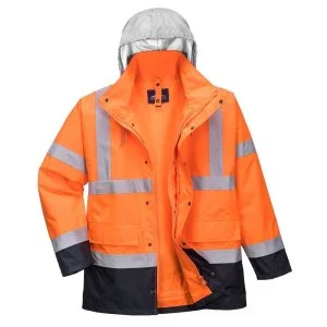 Jacheta contrast trafic Hi-Vis 4-in-1, marime S