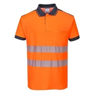 PW3 Tricou Polo Hi-Vis Vision, marime L