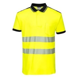PW3 Tricou Polo Hi-Vis Vision, marime 4XL