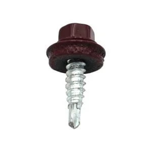 SURUB AUTOFORANT DIN 7504K FILET LEMN(OFA) RAL 3005 + SAIBA EPDM