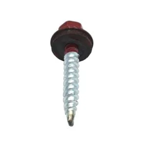 SURUB AUTOFORANT DIN 7504K FILET LEMN (OFA) RAL 3011 + SAIBA EPDM