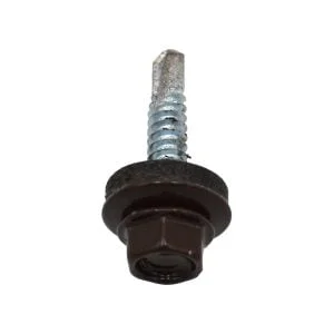 SURUB AUTOFORANT DIN 7504K FILET METAL RAL 8017 + SAIBA EPDM