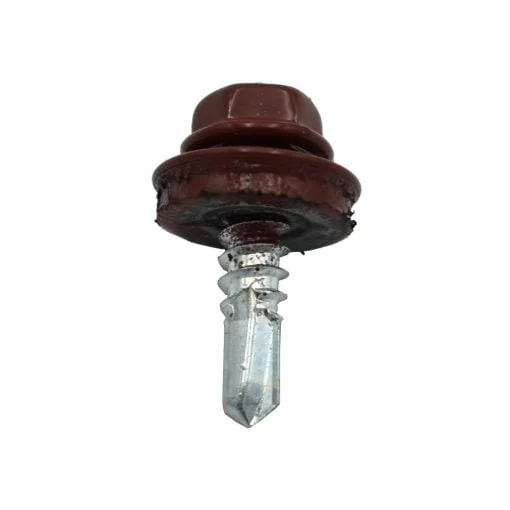 SURUB AUTOFORANT DIN 7504K FILET METAL(GT3) RAL 3009 + SAIBA EPDM