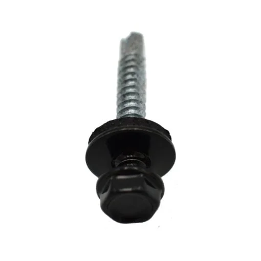 SURUB AUTOFORANT DIN 7504K FILET METAL(GT3) RAL 9005 + SAIBA EPDM