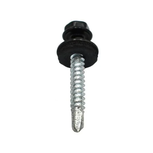SURUB AUTOFORANT DIN 7504K FILET METAL(GT3) RAL 9005 + SAIBA EPDM