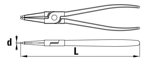 CLESTE INELE SIGURANTA ALEZAJ A1 180 MANSON PVC