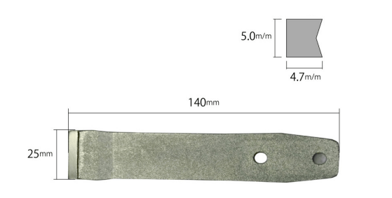 Lama răzuitor Oțel SK85, MO-601, 25X140 mm
