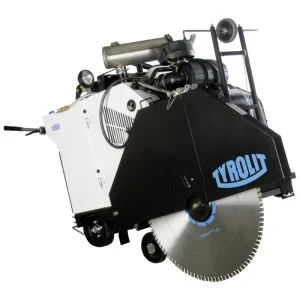 Mașină de tăiat podele FSD1274E5 3-viteze, adâncime 480 mm, disc max Ø 1200 mm, Tyrolit