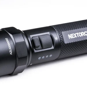 Lanterna reincarcabila P80-v2 Nextorch, 1600 lm, 140m, cu comutator rapid stroboscop, Nextorch