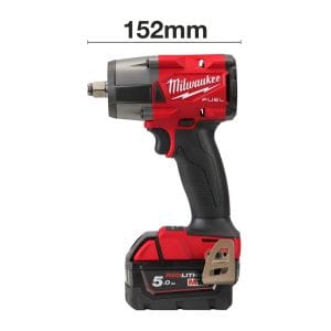 Cheie de Impact 1/2 cu acumulatori 5AH si incarcator M18FMTIW2F12-502X, 4933478450 Milwaukee